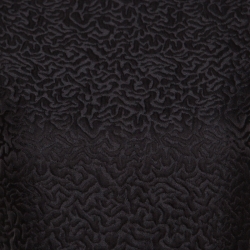 Pre Owned توب سي إتش كارولينا هيريرا جاكار أسود مورد منقوش بيبليوم غير متساوية S