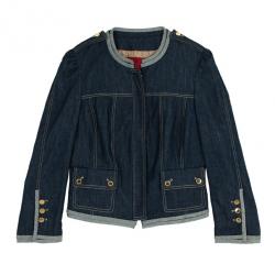 Pre Owned CH Carolina Herrera Denim Jacket S