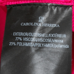 CH Carolina Herrera Pink Knit Button Front Cardigan S