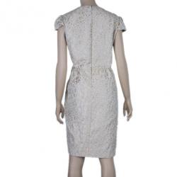 Pre Owned CH Carolina Herrera Jacquard Shift Dress L