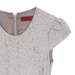 Pre Owned CH Carolina Herrera Jacquard Shift Dress L