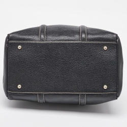 مملوكة مسبقًا حقيبة يد توتس سي أتش كارولينا هيريرا ماتيو جلد أسود