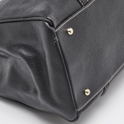 مملوكة مسبقًا حقيبة يد توتس سي أتش كارولينا هيريرا ماتيو جلد أسود