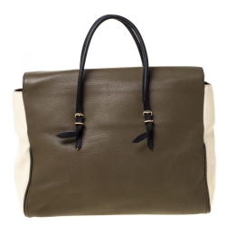 مملوكة مسبقًا Carolina Herrera Multicolor Leather Tempo Collection Adagio Tote                