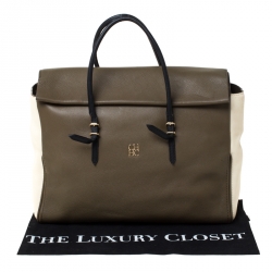 مملوكة مسبقًا Carolina Herrera Multicolor Leather Tempo Collection Adagio Tote                