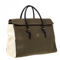 مملوكة مسبقًا Carolina Herrera Multicolor Leather Tempo Collection Adagio Tote                