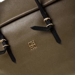 مملوكة مسبقًا Carolina Herrera Multicolor Leather Tempo Collection Adagio Tote                