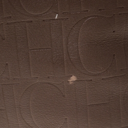 مملوكة مسبقًا Carolina Herrera Light Brown Monogram Leather Matryoshka Tote