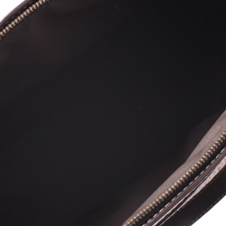 Carolina Herrera Beige/Brown Monogram Canvas and Leather Satchel