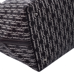 Pre Owned Carolina Herrera Brown Monogram Coated Canvas Shopper Tote