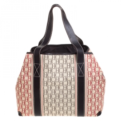 مملوكة مسبقًا Carolina Herrera Beige/Multicolor Canvas Shopper Tote