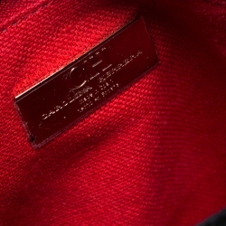 مملوكة مسبقًا CH Carolina Herrera Black Leather Small Top Handle Bag