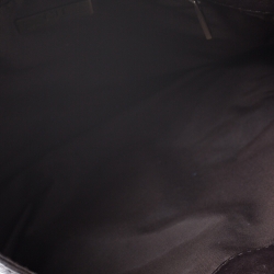 Pre Owned Carolina Herrera Brown Monogram Leather Audrey Shoulder Bag