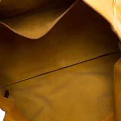 مملوكة مسبقًا Carolina Herrera Yellow Leather Tempo Collection Adagio Tote