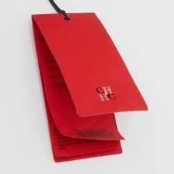 Pre Owned CH Carolina Herrera Brown Monogram Embossed Leather Andy Boston Bag