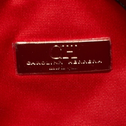 Pre Owned CH Carolina Herrera Black Quilted Leather Flap Chain Shoulder Bag