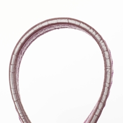 Pre Owned CH Carolina Herrera Purple Leather Charm Tote