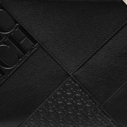 Pre Owned CH Carolina Herrera Tricolor Leather Top Handle Bag