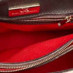 Pre Owned CH Carolina Herrera Multicolor Monogram Coated Canvas Top Handle Bag