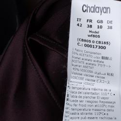 Chalayan Amaranth Robe Top M