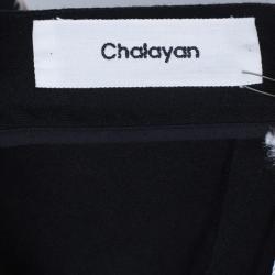 Chalayan Black Wool Slim Pants M