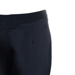 Chalayan Black Satin Slim Pants S