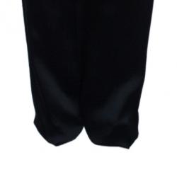 Chalayan Black Satin Slim Pants S