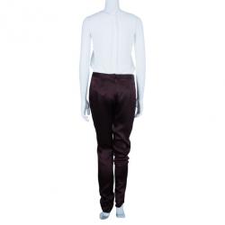 Chalayan Amaranth Satin Pants S
