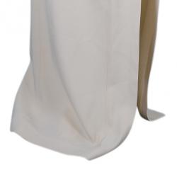 Chalayan Slit Cream Maxi Skirt M