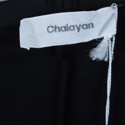 Chalayan Silk Split Wide Leg Pants M