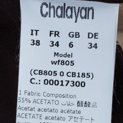 Chalayan Amaranth Robe Top S