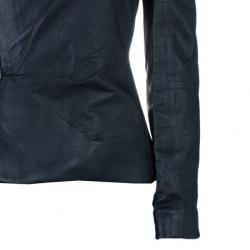 Chalayan Leather Zipper Jacket M