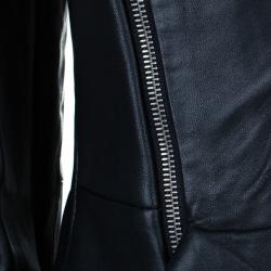 Chalayan Leather Zipper Jacket M