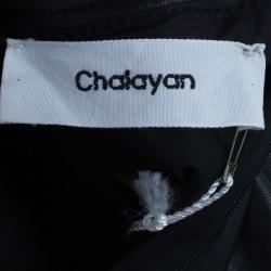 Chalayan Leather Skater Skirt S