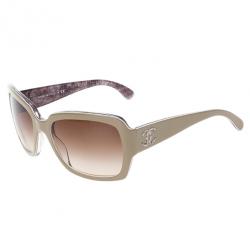 مملوكة مسبقًا Chanel Beige 5221 CC Square Women's Sunglasses