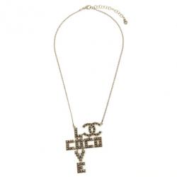 مملوكة مسبقًا Chanel Love Coco Necklace