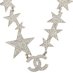 Pre Owned Chanel Star Crystal Necklace