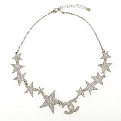 Pre Owned Chanel Star Crystal Necklace