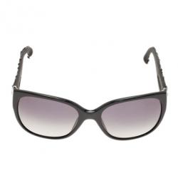 Pre Owned Chanel Black 5237 Tweed Sunglasses