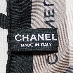 Chanel Multicolor Bags Print Silk Square Scarf
