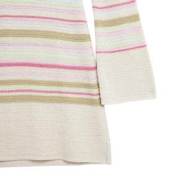 مملوكة مسبقًا Chanel Striped Long Sleeved Dress M