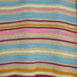 مملوكة مسبقًا Chanel Resort 2011 Striped Long Sleeve Dress M