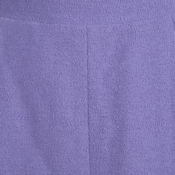 Chanel Lavender Wool Skirt Suit M