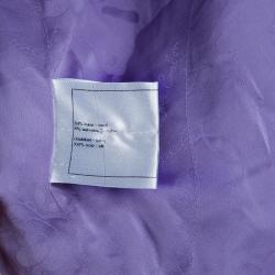 Chanel Lavender Wool Skirt Suit M