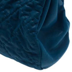 مملوكة مسبقًا Chanel Blue Leather Maxi Mademoiselle Bag