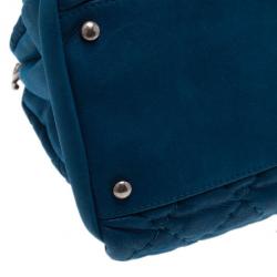 مملوكة مسبقًا Chanel Blue Leather Maxi Mademoiselle Bag