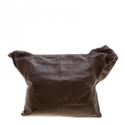 مملوكة مسبقًا Chanel Dark Brown Leather Large Girl Chanel Bag