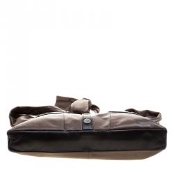 مملوكة مسبقًا Chanel Dark Brown Leather Large Girl Chanel Bag