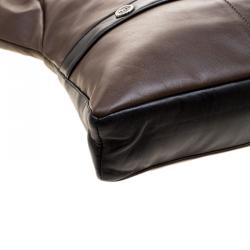 مملوكة مسبقًا Chanel Dark Brown Leather Large Girl Chanel Bag