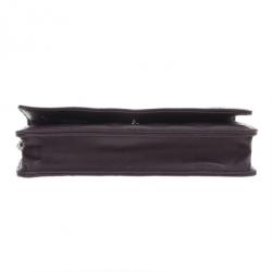 Pre Owned Chanel Purple Lambskin WOC